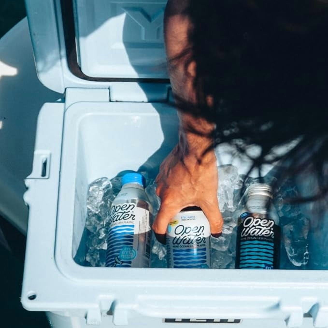 Open Water | Still Canned Water with Electrolytes in 12-oz Aluminum Cans (4 Cases, 48 cans TOTAL) | BPA-free and Eco friendly