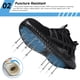 thumbnail image 3 of Zapatos con punta de acero Tinefiy, ligeros y antideslizantes para mujer, 3 of 8
