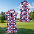 thumbnail image 4 of Aplkyhs Patriotic Star Matching Golf Shirts for Couple Funny Men Women Matching Couple Golf Shirts 4-Way Stretch Athletic Sleeveless Shirts Breathable Fabric Machine Washable, 4 of 6