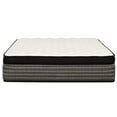 thumbnail image 3 of Premium 16 In. Pocket Coil Hybrid Mattress, Queen, Plush Gel Memory Foam Mattress, White Gray Grey White Bedroom Contemporary,Modern Memory Foam Polyester Queen, 3 of 8