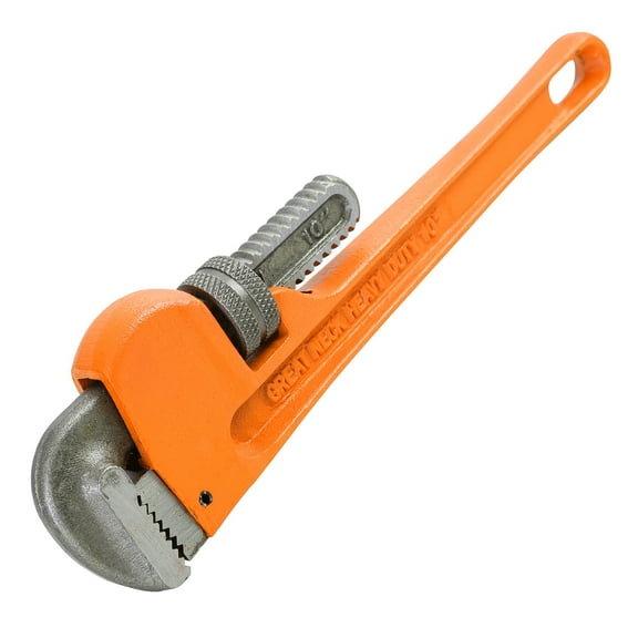 GreatNeck Pipe Wrench, Heavy Duty Steel, 10 inch