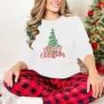 thumbnail image 7 of Christmas Tree Sweatshirts Women Pine Tree Print Shirts Nature Lover Gift Casual Tee Long Sleeve Xmas Pullover, 7 of 7