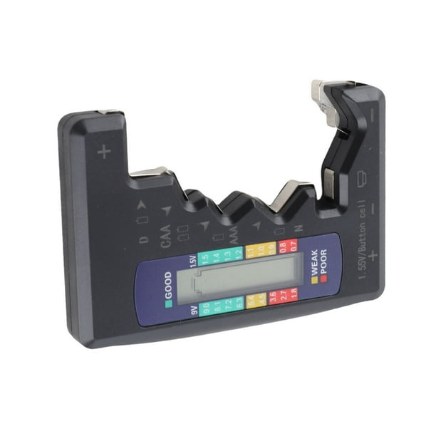 Probador De Medidor De Capacidad De Batería Digital Universal D C N AAA AA 9V 1.5V Botón Analizador De Celdas Pantalla LCD Para Uso Doméstico