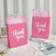 thumbnail image 2 of Bolsas de regalo DjinnGlory Pink Thank You con asas, 25 x 20 x 10 cm, 50 unidades, 2 of 9
