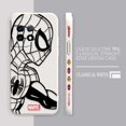 thumbnail image 3 of Case For Oneplus 5 6 9 9R 8 8T 7 7T A3 2 2V NORD 3 2 Lite Pro Simple Liquid Silicone Case Marvel Line Iron Man Spiderman, 3 of 5