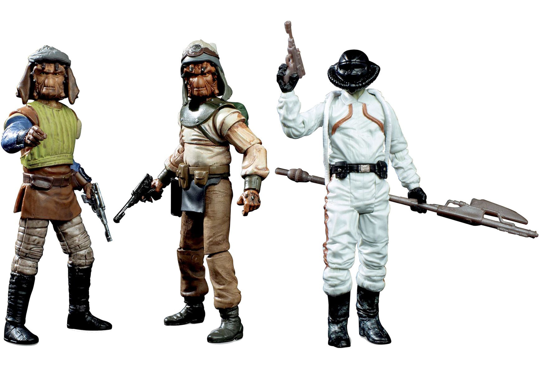 Details about   Star Wars The Vintage Collection 3.75" RotJ Tatooine Skiff Guards 3 Pack Vedain 