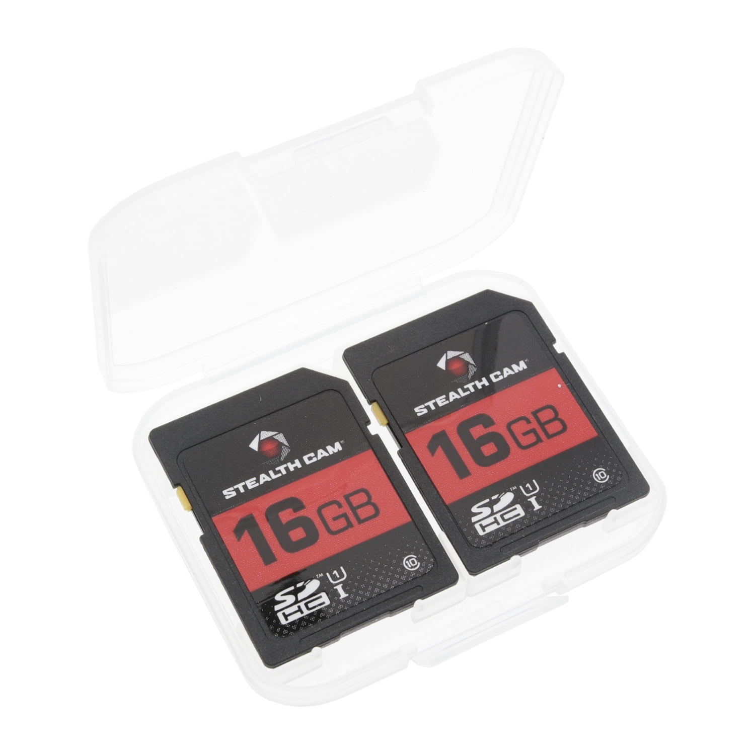 STEALTH CAM SD Card - High-Speed Data Transferring Storage Game Trail Hunting Scouting Photo Video Recording Cameras, 16GB SD Card (2 Pack)
