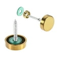 thumbnail image 7 of Uxcell Mirror Screws, Decorative Cap Fasteners Cover Nails, Electroplated, Bright Golden 12 pcs 0.63", 7 of 7