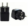 thumbnail image 2 of (2 Pack) Germany France Europe Travel Power Adapter, Universal AU UK US to EU Europe Plug AC 250V European Schuko Type E F Outlet, 2 of 8
