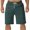 Army Green, variant on WIZUTIZ Men's Plaid Lounge Shorts Soft Lightweight Pockets Drawstring Elastic Waist Casual Sleep Pajama Pants
