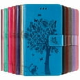 thumbnail image 2 of Wallet Case For Huawei P Smart 2018 2019 2020 2021 P8 P9 P20 P30 P40 Lite Pro 2017 Cute Cat Tree Card Slots Protect Cover D06F Red For P Smart 2019, 2 of 6