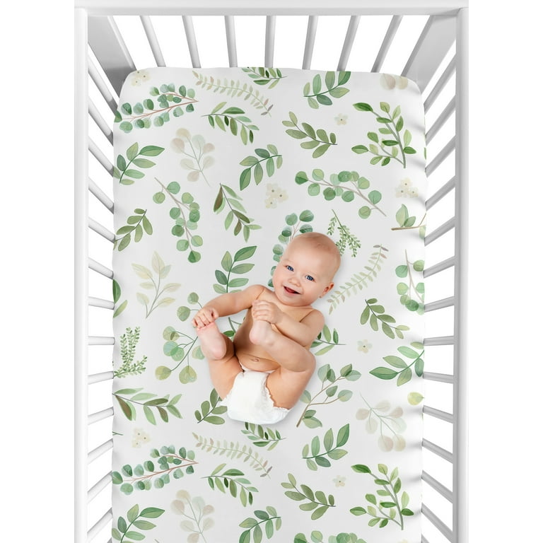 Greenery sale crib sheet