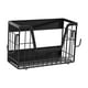 thumbnail image 2 of Estante lateral para refrigerador, especiero, cesta organizadora para frutas y verduras para baño Negro, 2 of 9
