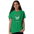 thumbnail image 3 of Cute Oklahoma Flowery Eagle Floral Women's Graphic T Shirt Tees Brisco Brands M, 3 of 6