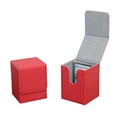 thumbnail image 3 of Caja organizadora para guardar cartas de juego, premium, con capacidad para 100 cartas coleccionables, con Rojo, 3 of 9