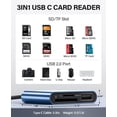 thumbnail image 2 of Lector de tarjetas USB C a SD Hicober de 2 TB de capacidad para MacBook, 2 of 7