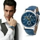 thumbnail image 1 of Reloj de cuarzo para hombre, relojes para hombre, nuevo reloj analógico de piel sintética de moda para hombre, relojes azules, el reloj, 1 of 4