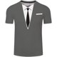 thumbnail image 1 of "Xishao Camisetas Hombre Baratas Ties 3D Ties Ties De Verano De Hombres T Shirt Camisetas Camiseta Retro Corbata Traje 3D Impresión 3D Camiseta De Manga Casual Manga De Manga De Manga Divertida Tops" Xishao ropa, 1 of 2