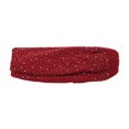 thumbnail image 4 of Unique Bargains 1 Pc Headband Wide Lace Design Hairband for Women Wine Red, 4 of 5