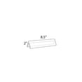 thumbnail image 2 of Azar 2" x 8 1/2" Double Sided Acrylic Nameplates Clear 10/Pack 192802, 2 of 2