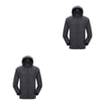 thumbnail image 1 of Qarigey Chaqueta de protección solar a prueba de viento unisex abrigo con capucha ropa XL negro Type2 NO2 Qarigey CBP224559, 1 of 5