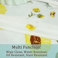 thumbnail image 6 of PiccoCasa Vinyl Tablecloth Square Table 53" x 53" Flower Print Waterproof, 6 of 8