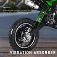thumbnail image 3 of Floseru 49cc 2-Stroke Kids Dirt Bike, Mini Dirt Scooter Bike Pocket, Off Road Gas Power Mini Pocket Motorcycle with Front Rear Disc Brakes, Pocket Gas Motorbike, Racing Max Speed 40km/H, 3 of 8