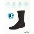 thumbnail image 6 of MeMoi Boys' Clocking Argyle Cotton Blend Dress Socks - Boys - Male, 6-7, Black, 6 of 12