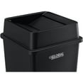 thumbnail image 4 of Global Industrial Square Plastic Trash Container Swing Lid - 35 & 55 Gallon Blac, 4 of 4