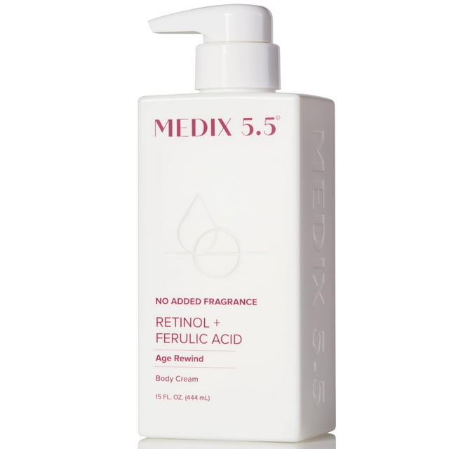 Loción corporal Medix 5.5 sin fragancia con retinol, 450 ml
