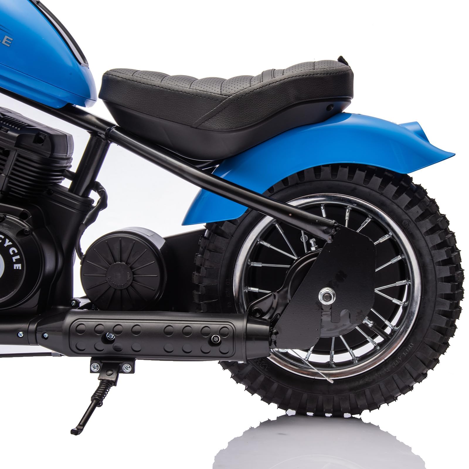 Litake 24V Electric Dirt Bike, 250W Electric Motorcycle w/LED Light, Leather Seat- Two Speed Max Up to 14MPH & 60 Minutes Continuous Motorbike for Kids/Teens