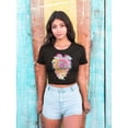 thumbnail image 2 of Pipeline Waveflower Good-Vibes Trend - Crop Tee Women's, 2 of 4