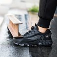 thumbnail image 4 of Steel Toe Shoes Sneakers For Men Indestructible work Shoes Puncture Proof Lightweight Comfortable Industrial Slip On Safety Shoes, 4 of 11