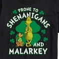 thumbnail image 3 of Dr. Suess - The Grinch - Prone To Shenanigans Malarkey - St Patrick's Day - Men's Short Sleeve Graphic T-Shirt, 3 of 5