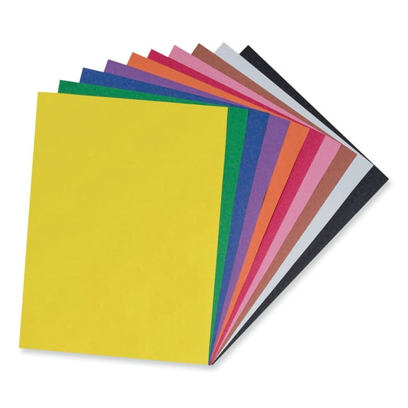 2PC Prang SunWorks Construction Paper, 50 lb Text Weight, 9 x 12, Assorted, 50/Pack