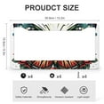 thumbnail image 3 of 2 PCS Beautiful Butterfly with American Flag License Plate Frames USA Patriotic 4th of July Independence Memorial Day License Plate Cover Frame Aluminum 2 Round Holes for Us Standard Vehicles, 3 of 6