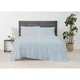 thumbnail image 5 of Cannon Solid Percale Light Blue 5 Piece Split King Sheet Set, 5 of 5