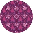 thumbnail image 1 of Ahgly Company Tapis d'Intérieur Lavables en Machine, Ronds, Transitoires, Roses Brûlés, Ronds de 6', 1 of 7