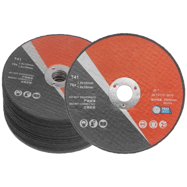 Discos de Corte para Metal Unique Bargains 25uds Acero Inoxidable 3' X 0.04' X 3/8'