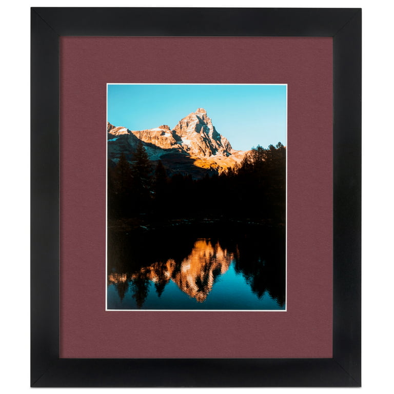 28x40 Mat for 24x36 Photo - Precut Black with Black Core Picture Matboard  for Frames Measuring 28 x 40 Inches - Bevel Cut Matte to Display Art