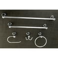 thumbnail image 2 of Kingston Brass Mesa Verde Wall-Mounted Towel Bar Set, Polished Chrome, 2 of 4