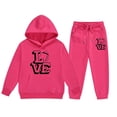 thumbnail image 5 of FUZHIQ Kids Tracksuit Shorts Kids Hoodie and Sweatpants Set Patchwork Thermal Hoodie and Sweatpants Fall Winter Little Boys Winter Outfit, 5 of 5