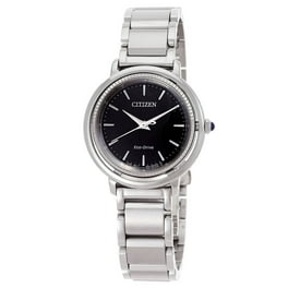 ★逆輸入★Citizen Jolie Black Diamond Dial Ladies Watch Corso Diamond Black Dial Stainless Steel Bracelet EW2712-55E