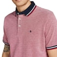 thumbnail image 5 of JACK&JONES polos hombre, pack de 2 - JJEPAULOS POLO 2PK, manga corta, color liso, algodón Rojo/Azul XL (X-Large), 5 of 5