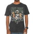 thumbnail image 2 of Wild Bobby, New York Fan NY Football, Sports, Unisex Vintage Crewneck Tee, Vintage Black, Small, 2 of 4