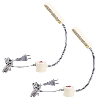 2pcs LED Sewing Machine Light Flexible Work Sewing Light with Base  110-220VUS Plug (Flat Plug) 
