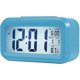 thumbnail image 1 of Travel Alarm Clock - Digital Clock with Large LCD Screen, Blue Backlight, Calendar, Snooze and Temperature Display - AC06 Blue, 1 of 5