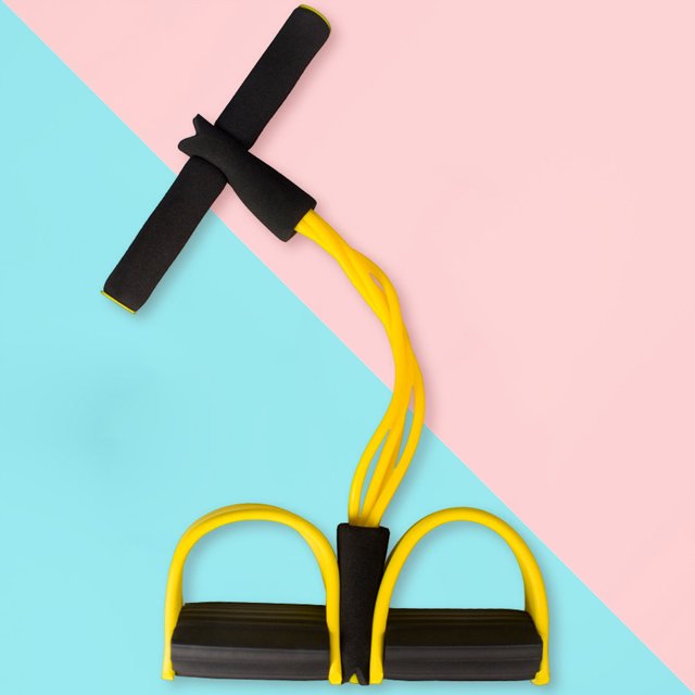 4 bandas elásticas de entrenamiento de Pedal de tubo banda de deporte de resistencia duradera para gimnasio Fitness