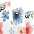 thumbnail image 3 of Flower Room Blackout Cutrains Original Design Summer Thermal Insulated Curtain for Home, Living Room, Bedroom, Offices, Kitchen 72 x 55 Inch x 2 Panels, 3 of 4