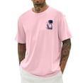 thumbnail image 1 of T-shirt à Manches Courtes Imprimé Graphique Décontracté Col Rond pour Usage Quotidien Hommes T-Shirt Confortable Quotidien T-Shirt Graphique Polyvalent pour Printemps et Été, 1 of 4